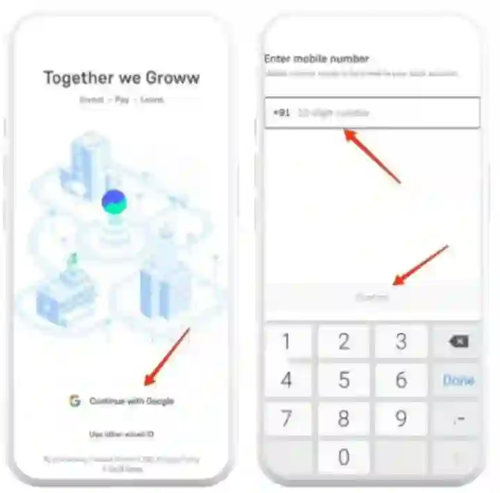 Step 1 - Groww app me account kaise banaye