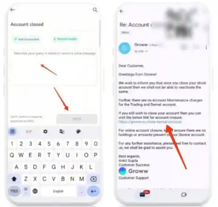 step 4 - groww demat account close kaise kare