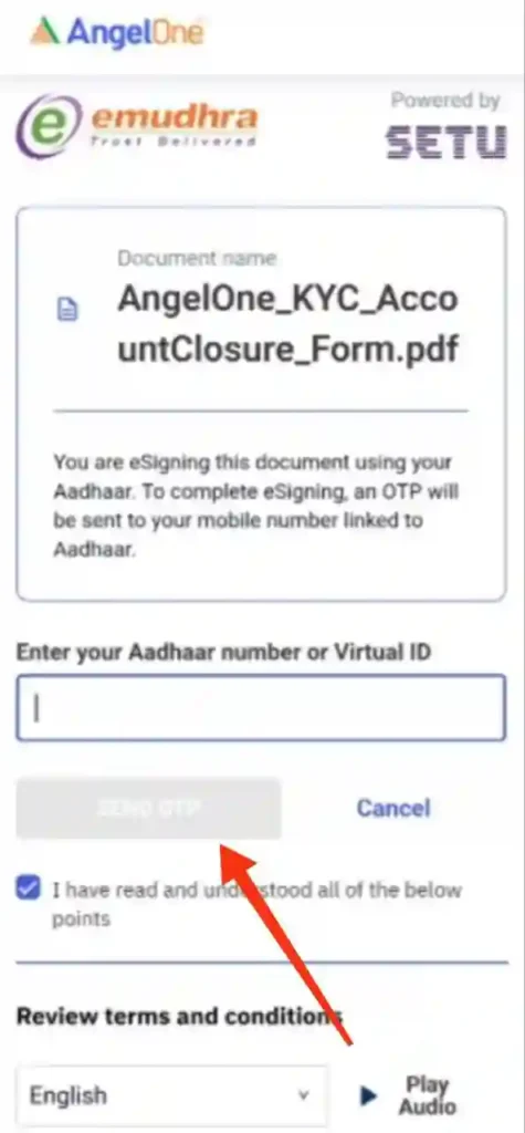 step 8 - angel one demat account close kaise kare