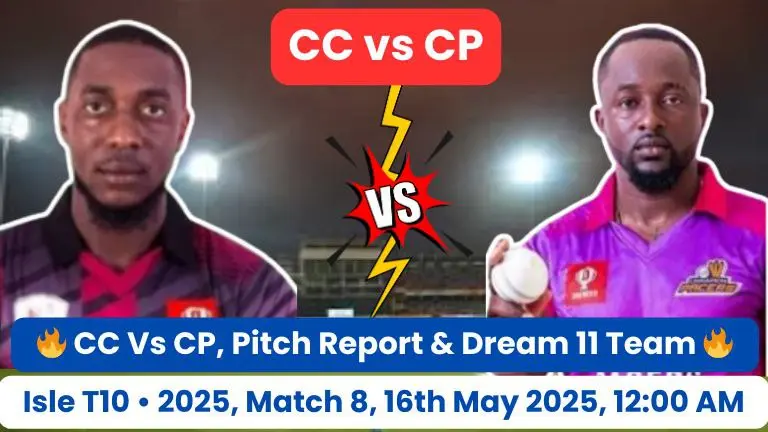 CC vs CP Dream 11 Prediction