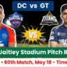 DC vs GT Pitch Report