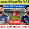 LSG vs RCB Pitch Report