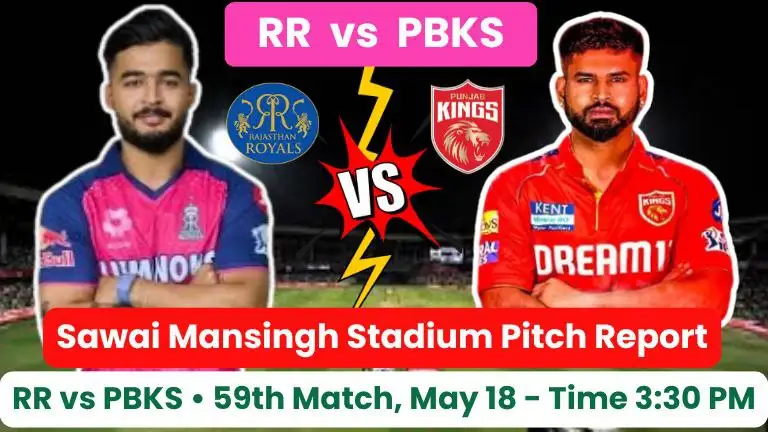 RR vs PBKS Pitch Report
