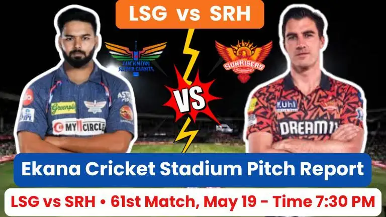 SRH vs LSG Pitch Report