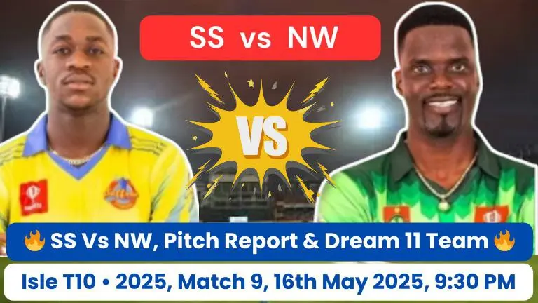 SS vs NW Dream 11 Prediction