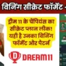 ड्रीम11 विनिंग सीक्रेट फॉर्मेट + पैटर्न