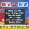 IND-W vs ENG-W Dream11 Team