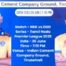 TNPL 2025 24th Match