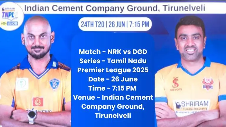 TNPL 2025 24th Match