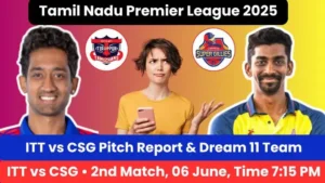 TNPL 2025 CSG vs ITT Dream11 Team
