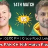 AUS-CH vs PAK-CH 14th Match Pitch Report