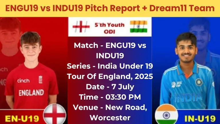 ENGU19 vs INDU19 पिच रिपोर्ट