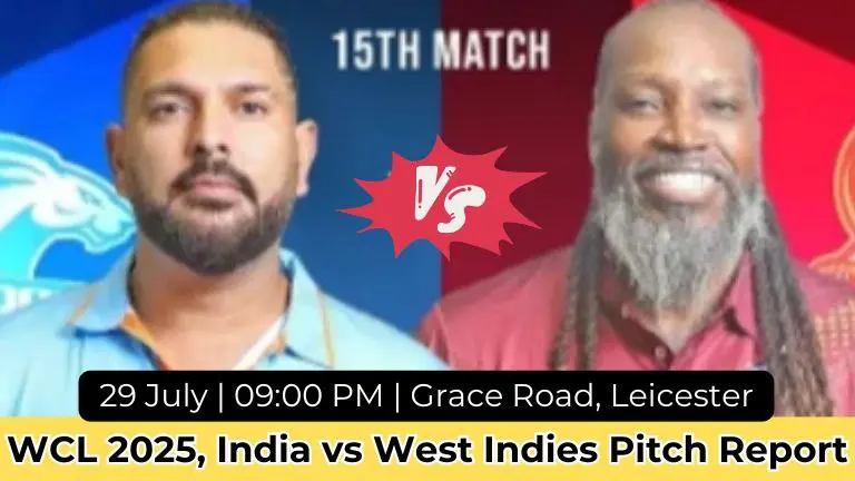 India vs West Indies 15th Match Pitch Report In Hindi