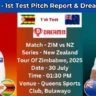 NZ vs ZIM 1st Test Dream11 And Pitch Report