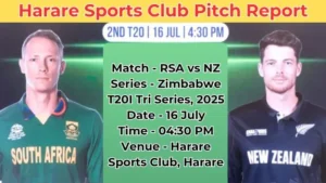 RSA vs NZ T20 Match Pitch Report