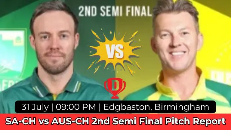 SA-CH vs AUS-CH 2nd Semi Final Pitch Report