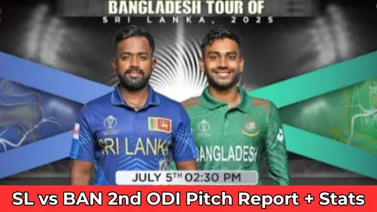 SL vs BAN 2nd ODI Pitch Report