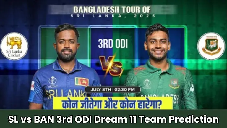 SL vs BAN 3rd ODI Dream 11 Masterplan