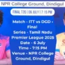 TNPL 2025 Final Pitch Report