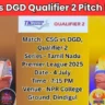 TNPL Qualifier 2 Pitch Report