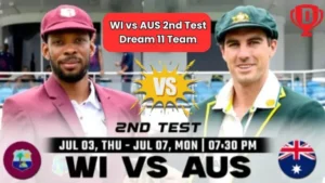 WI vs AUS 2nd Test Dream 11 Picks