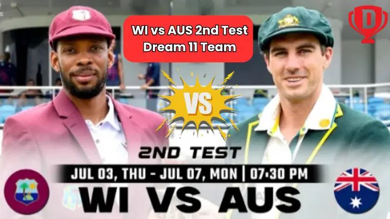 WI vs AUS 2nd Test Dream 11 Picks