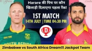 Zimbabwe vs South Africa Dream11 Jackpot Team