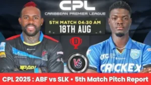 ABF vs SLK Pitch Report In Hindi