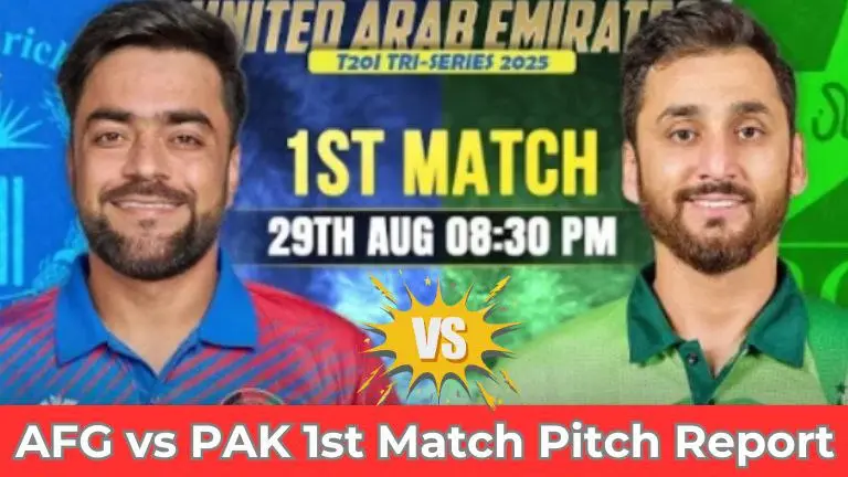 AFG vs PAK 1st Match