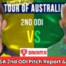 AUS vs RSA 2nd ODI Pitch Report