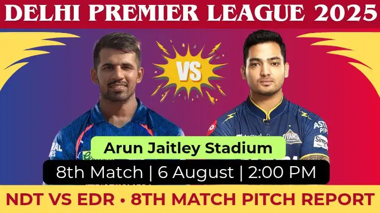 DLP 8th Match New Delhi Tigers vs East Delhi Riders
