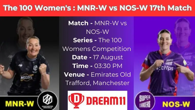 MNR-W vs NOS-W 17th Match Pitch Report