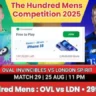 OVL vs LDN 29th Match Pitch Report