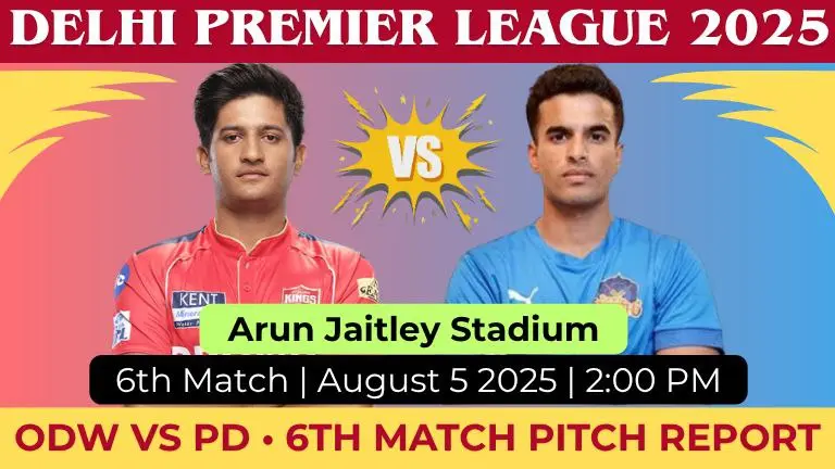 Outer Delhi Warriors vs Purani Dilli 6 Dream11 Prediction In Hindi