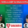 SKN vs ABF 1st Match Pitch Report
