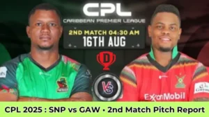 SNP vs GAW 2nd Match Pitch Report