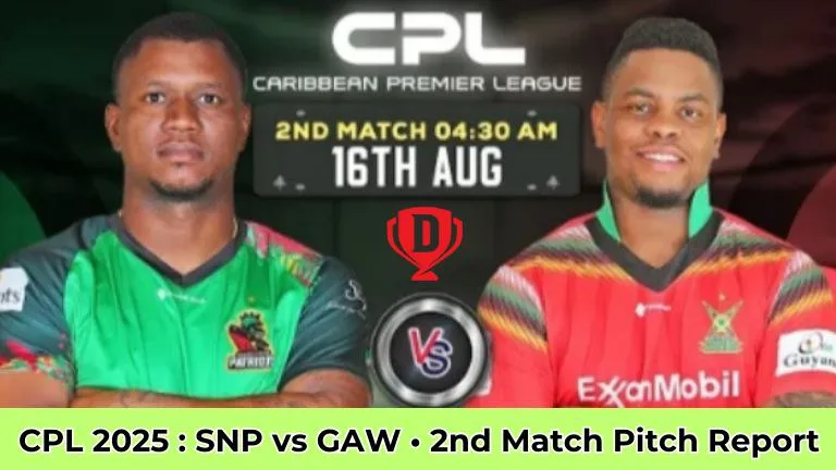 SNP vs GAW 2nd Match Pitch Report