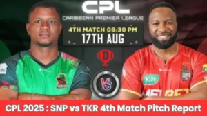 SNP vs TKR Pitch Report In Hindi