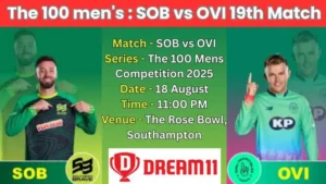 Southern Brave vs Oval Invincibles