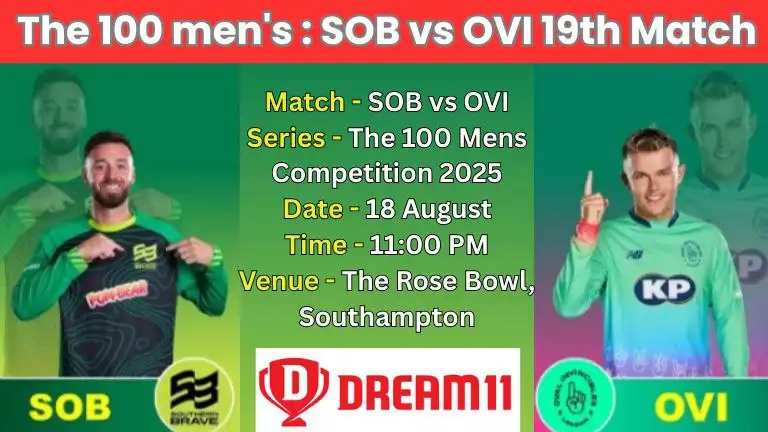 Southern Brave vs Oval Invincibles
