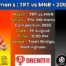 TRT vs MNR 20th Match Dream 11 Team Prediction