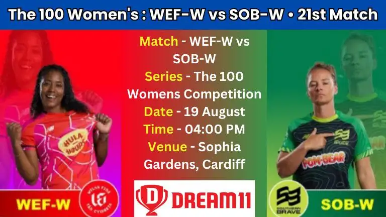 WEF-W vs SOB-W 21st Match Pitch Report