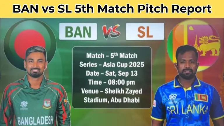 Asia Cup 2025 BAN vs SL 5th Match