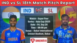 Asia Cup 2025 IND vs SL 18th Match