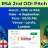 ENG vs RSA 2nd ODI Pitch Report