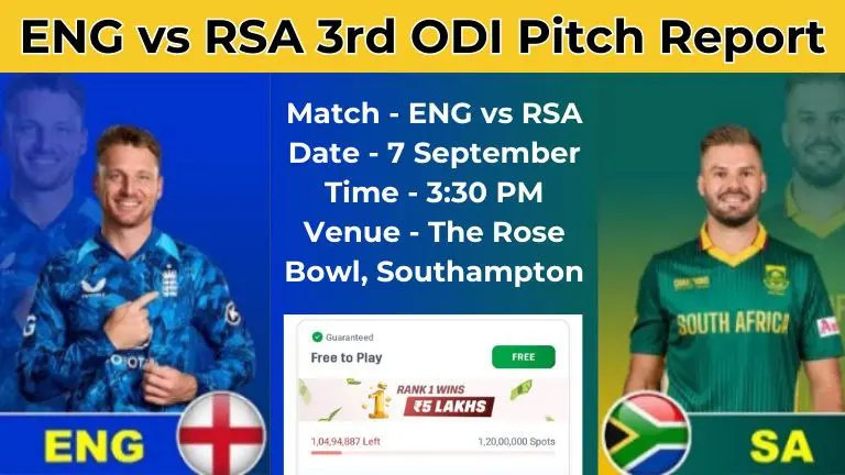 ENG vs RSA 3rd ODI Pitch Report