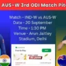 IND-W vs AUS-W 3rd ODI