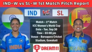 IND-W vs SL-W 1st Match Pitch Report In Hindi