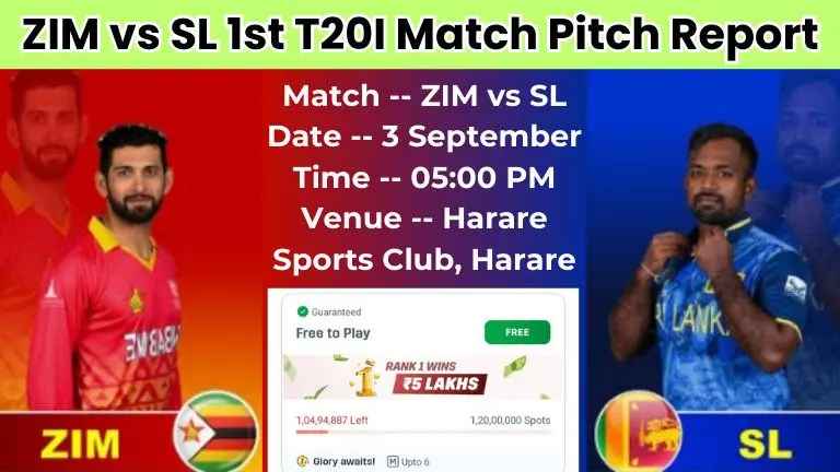 ZIM vs SL 1st T20 Pitch Report