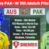 AUS-W vs PAK-W 9th Match Pitch Report